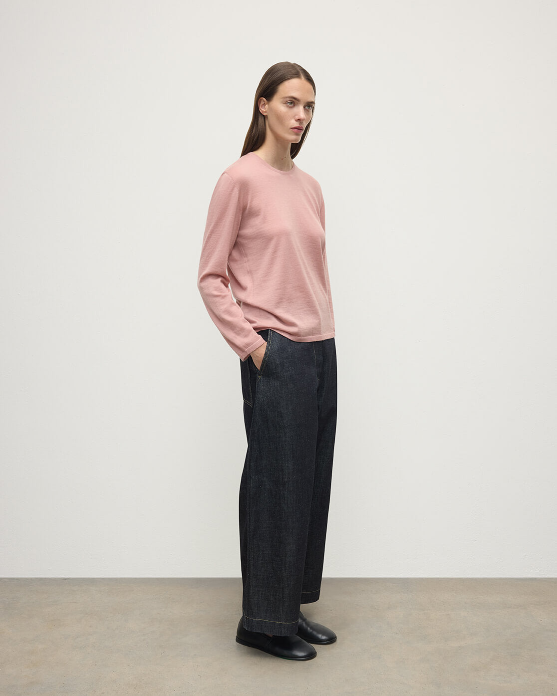 Superfine Cashmere Pink Jumper - 3