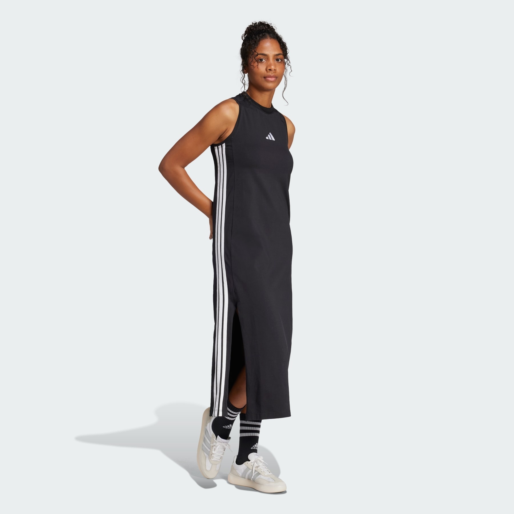 Essentials 3-Stripes Long Racerback Dress - 4