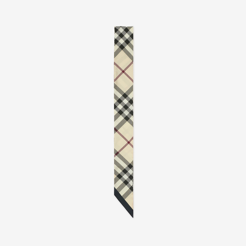 Burberry Skinny Check Silk Scarf outlook