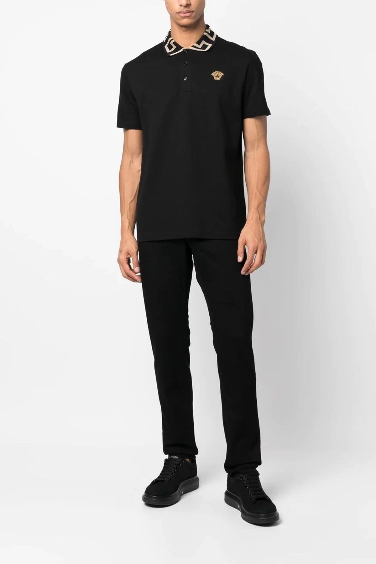 Versace Men 'Greca' Polo Shirt - 2