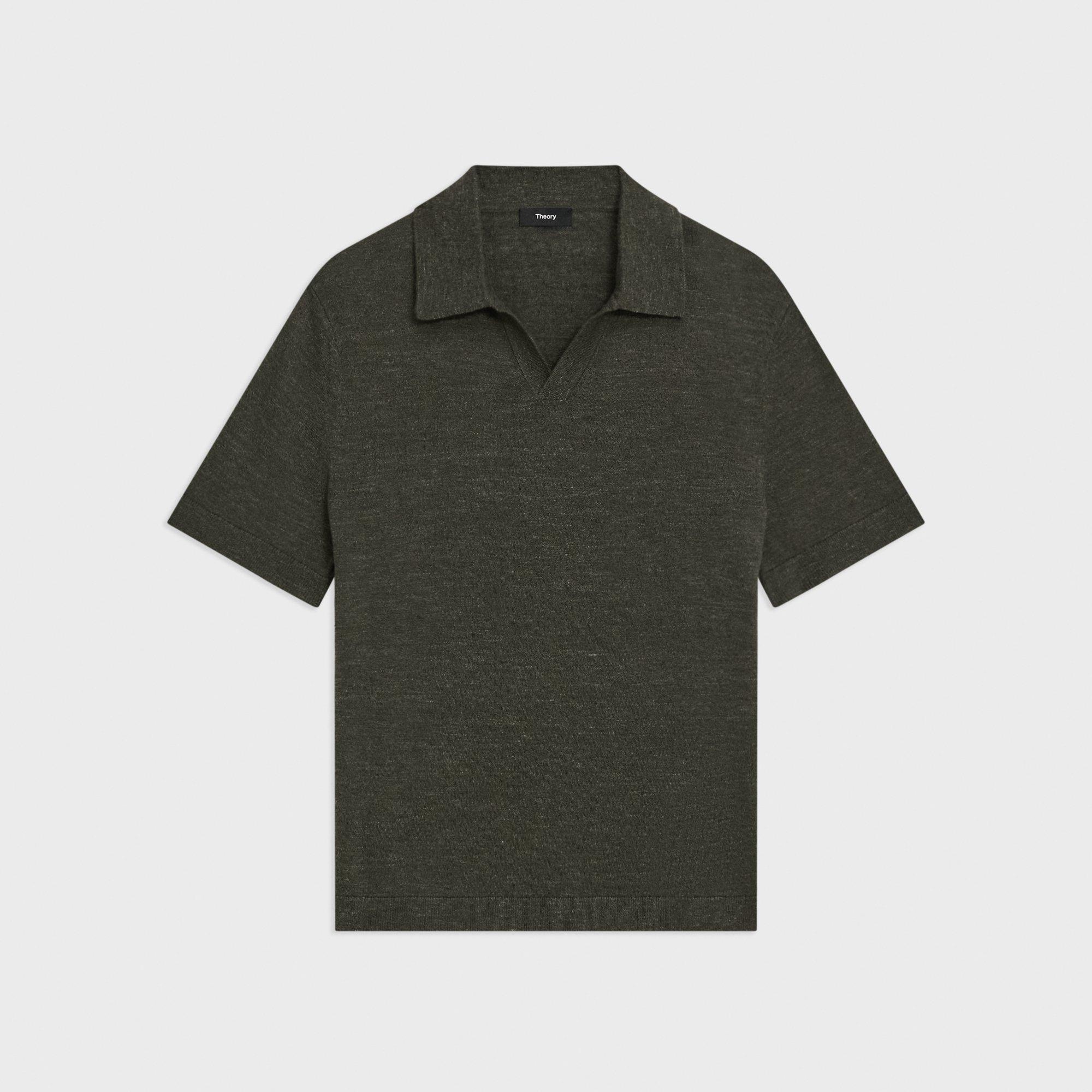 Brenan Polo Shirt in Cotton-Linen - 1