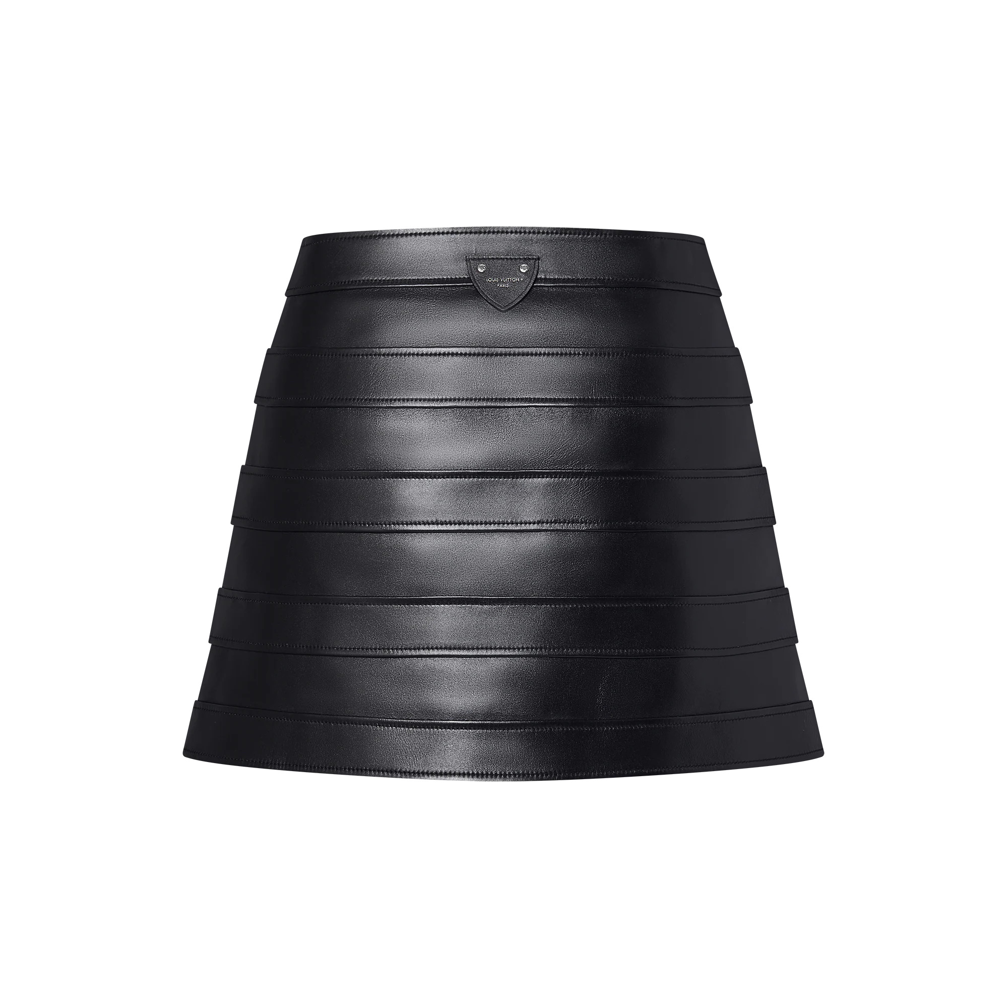 Louis vuitton leather mini skirt best sale