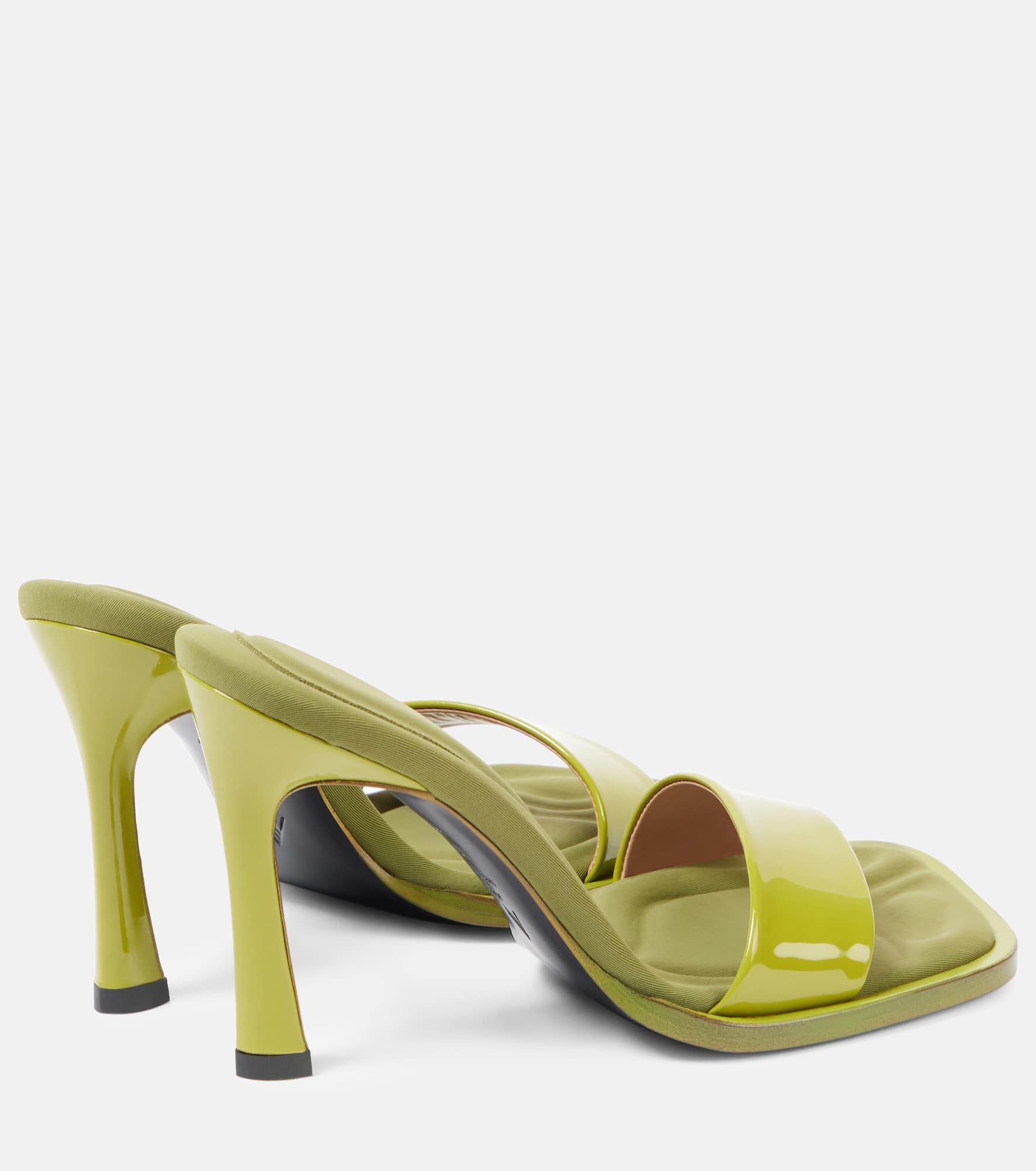 Mia 95 patent leather mules - 2