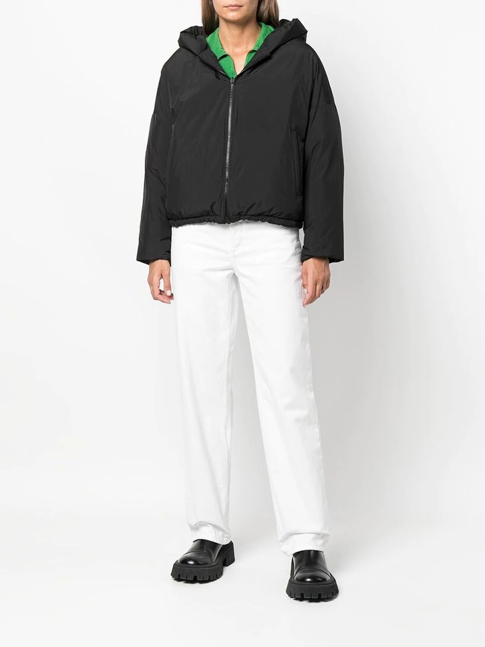 reversible hooded puffer jacket - 6