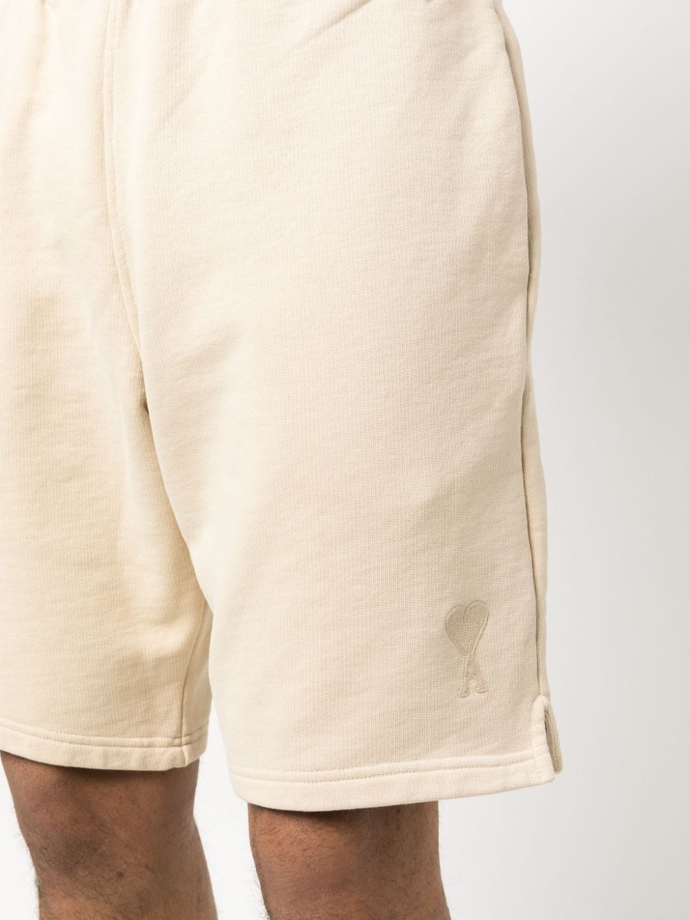 stretch-cotton track shorts - 5