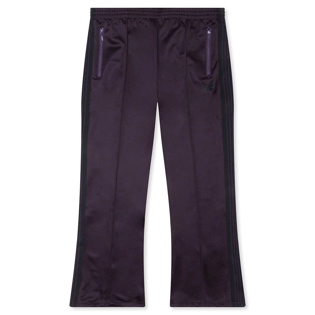BOOT CUT TRACK PANT - DARK PURPLE - 1