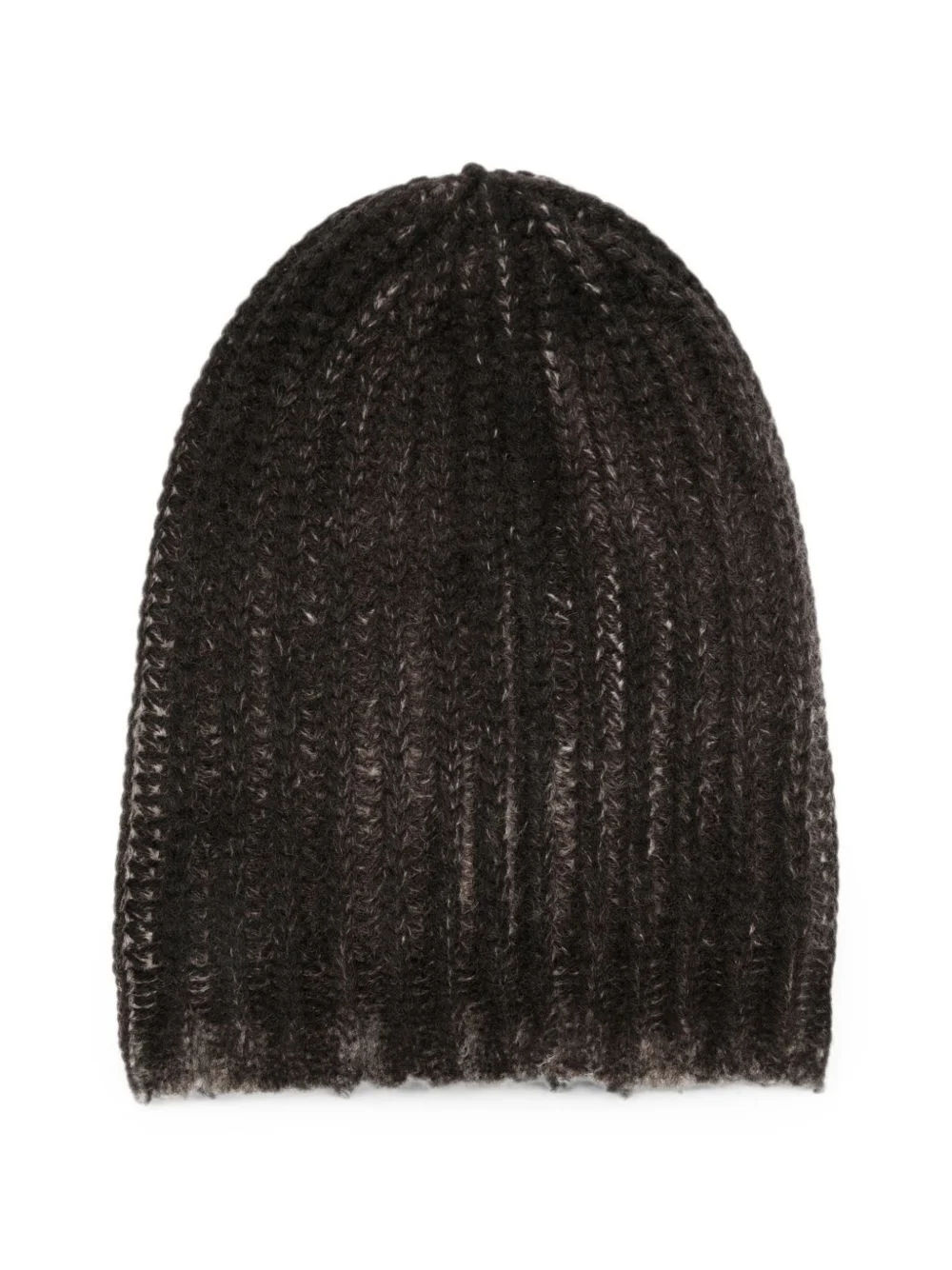 ribbed-knit beanie hat - 1