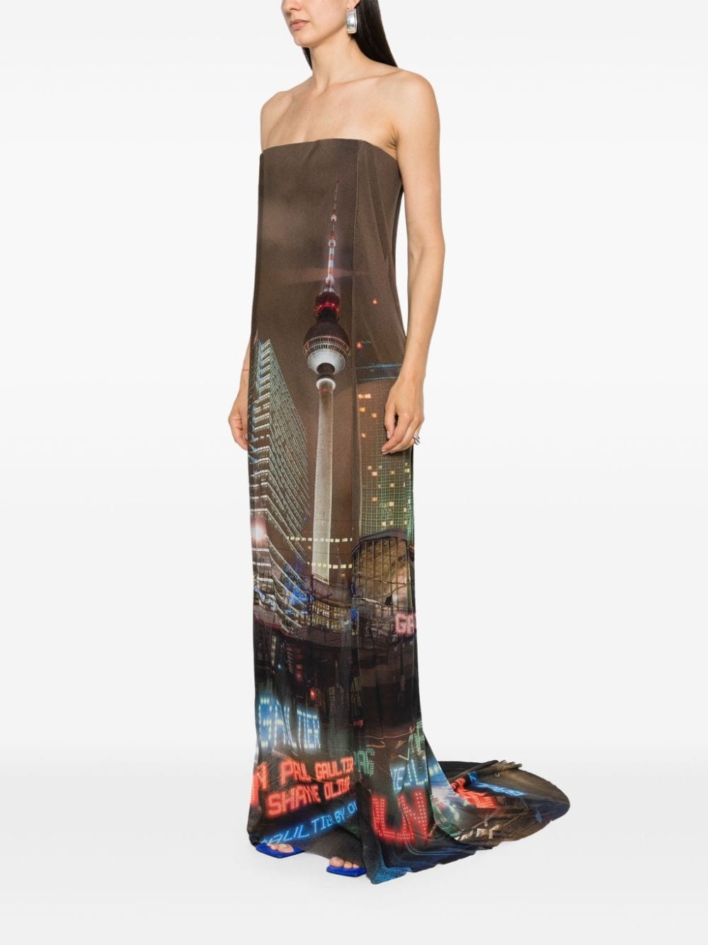 x  Shayne Oliver The City long dress - 3