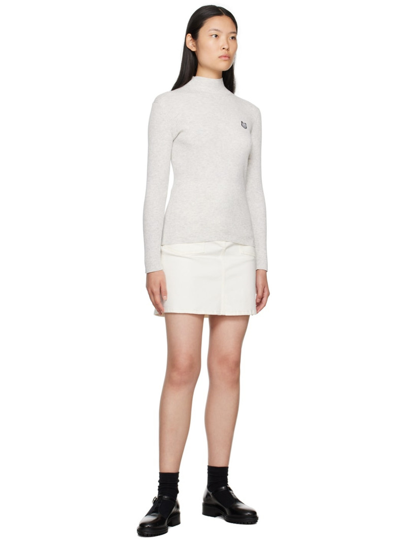 Maison Kitsuné fox-motif 높은 목 점퍼 outlook