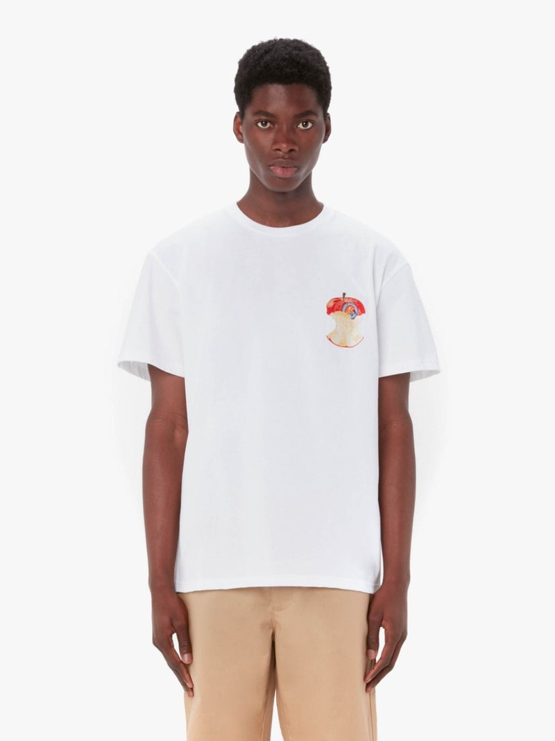 JW Anderson APPLE CORE LOGO T-SHIRT outlook