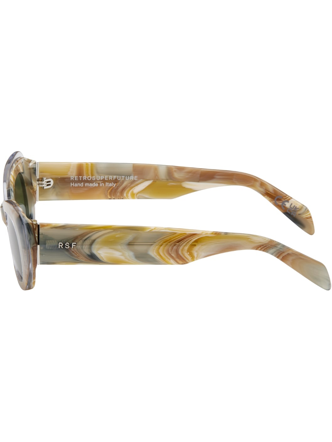 Beige & Gray Izipho Sunglasses - 3