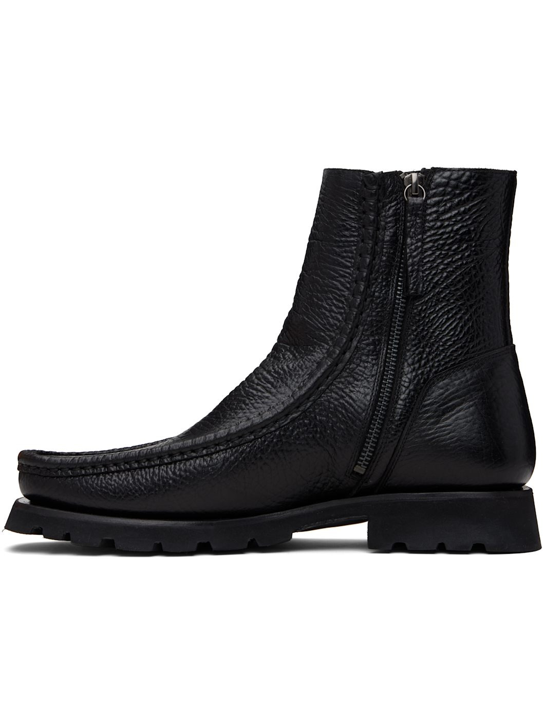 Black Riera Sport Grainy Boots - 3