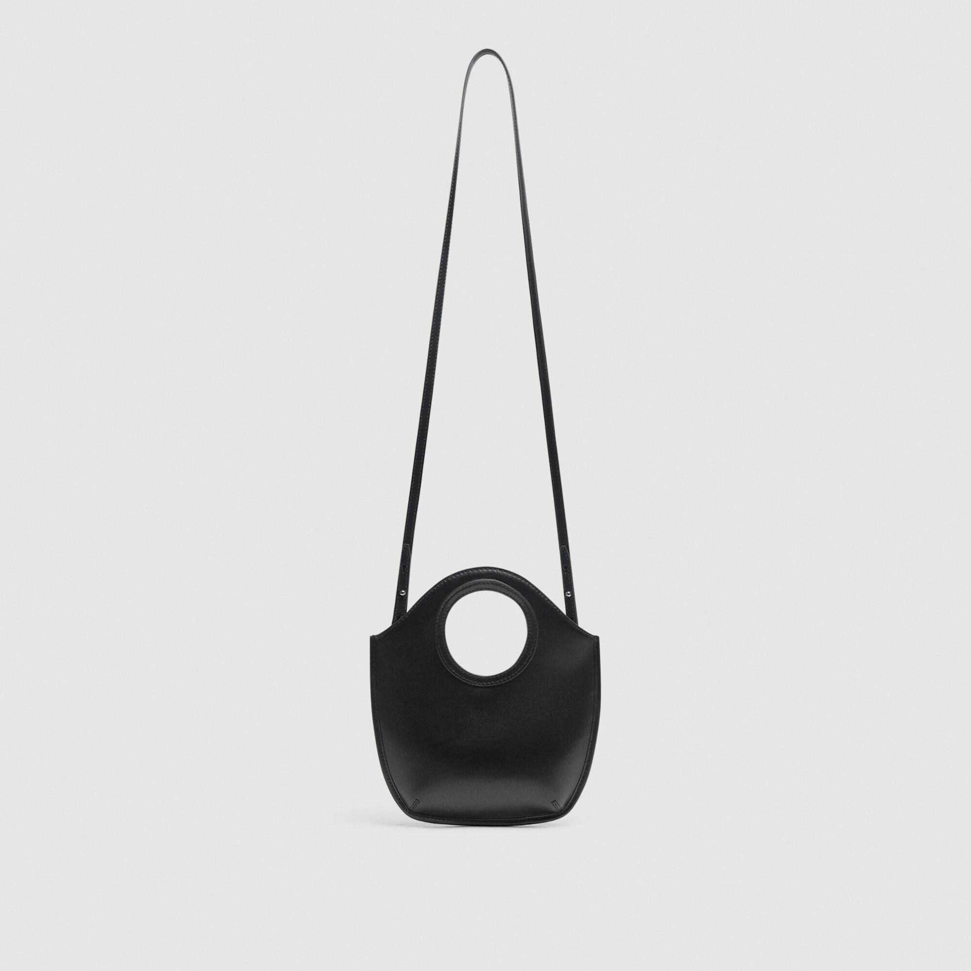 Mini Circle Bag in Leather - 4