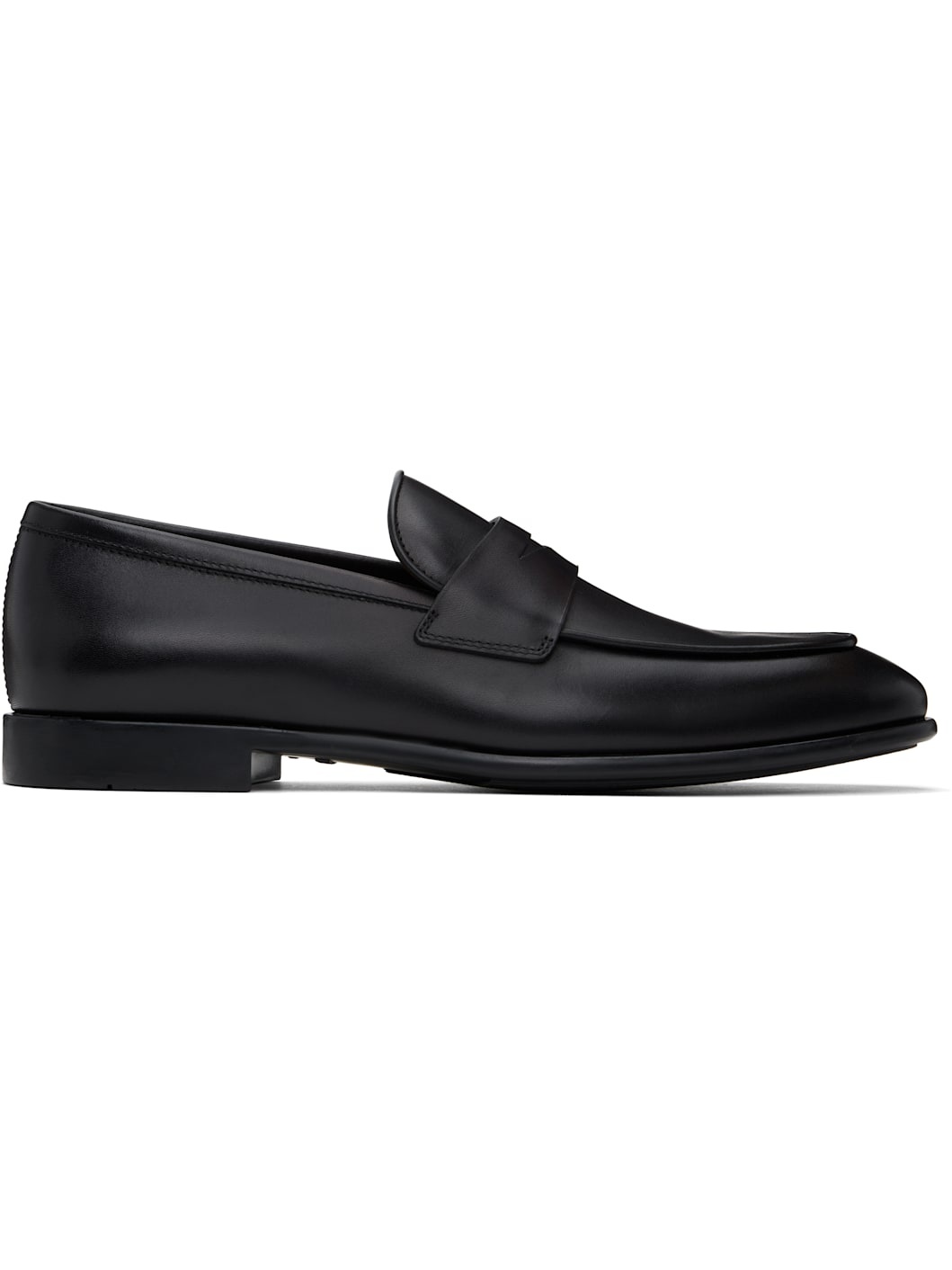 Black Penny Loafers - 1