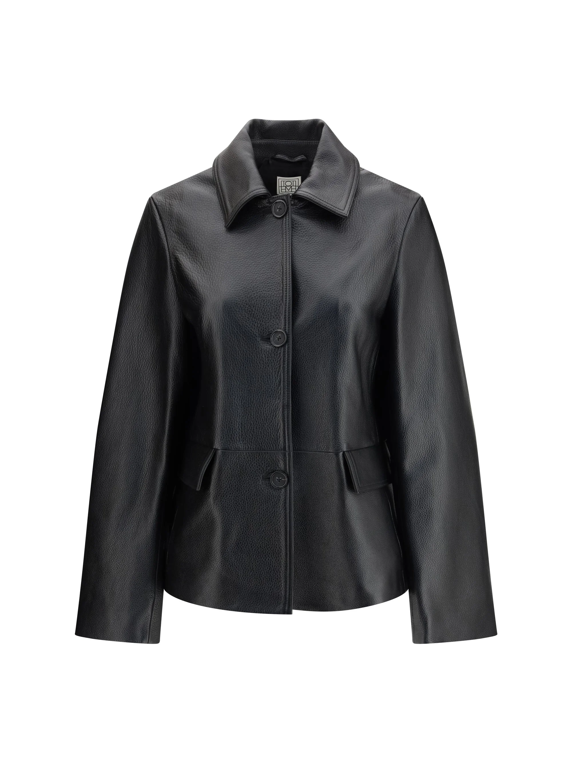 Toteme Grained Leather Jacket - 1