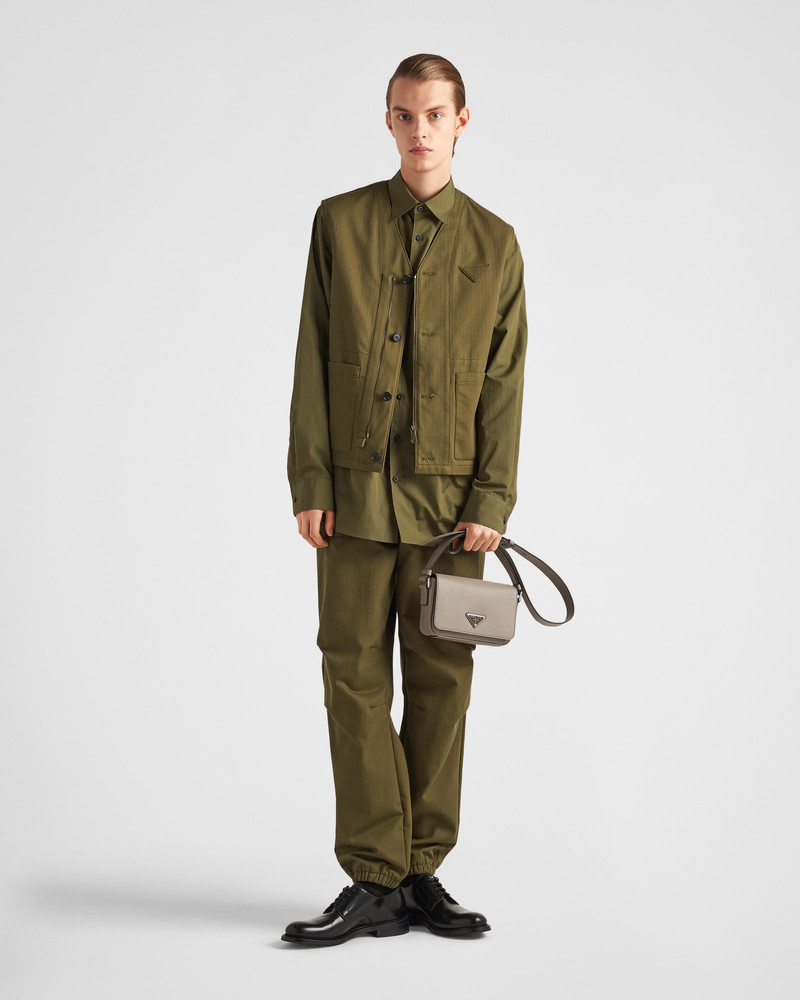 Prada Saffiano leather shoulder bag outlook