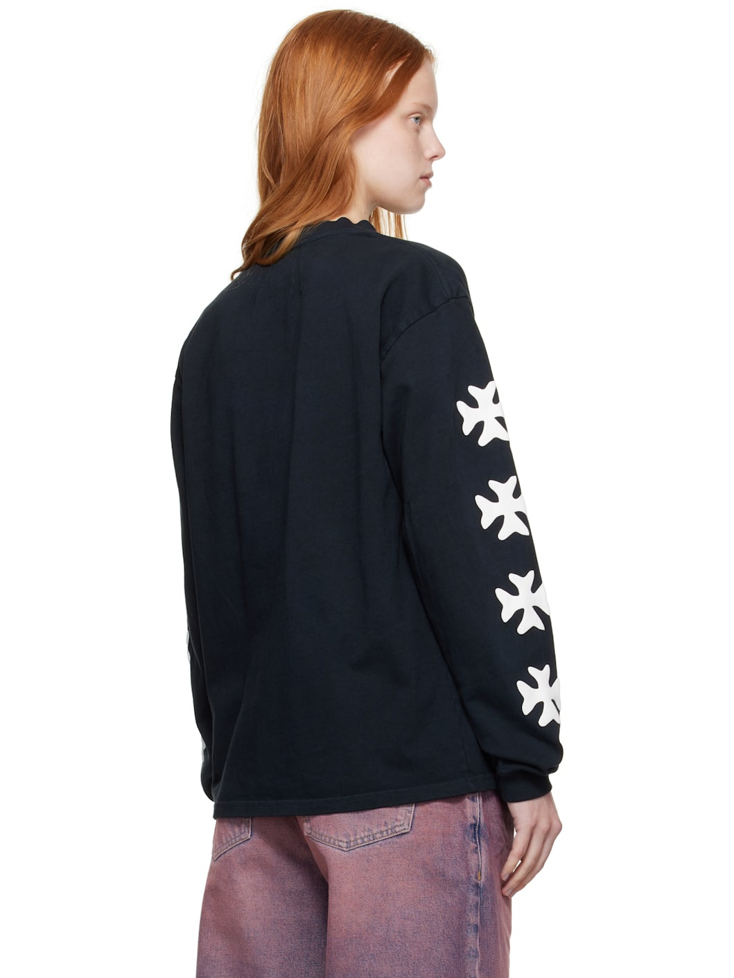 Black 'Notting Hill' Eagle LS T-shirt - 3