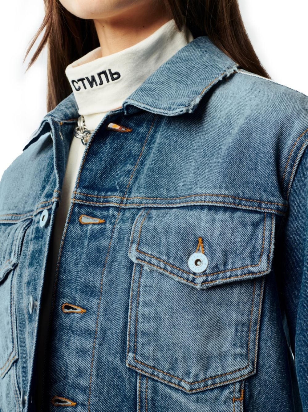 DENIM REGULAR JACKET - 5
