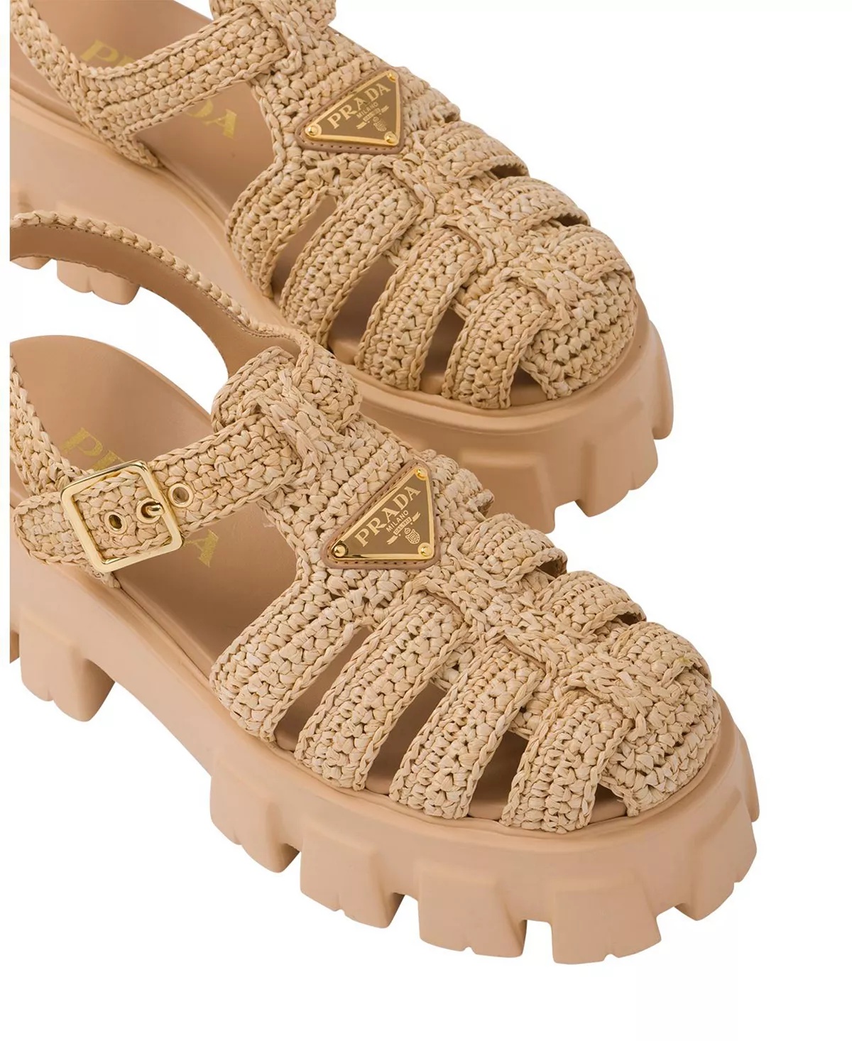Women's Monolith Crochet Cage Sandals - 6