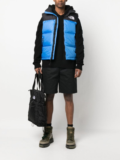 The North Face embroidered-logo padded vest outlook