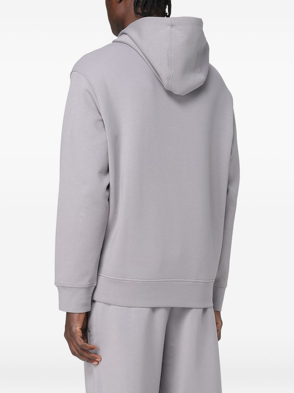 logo-print hoodie - 3