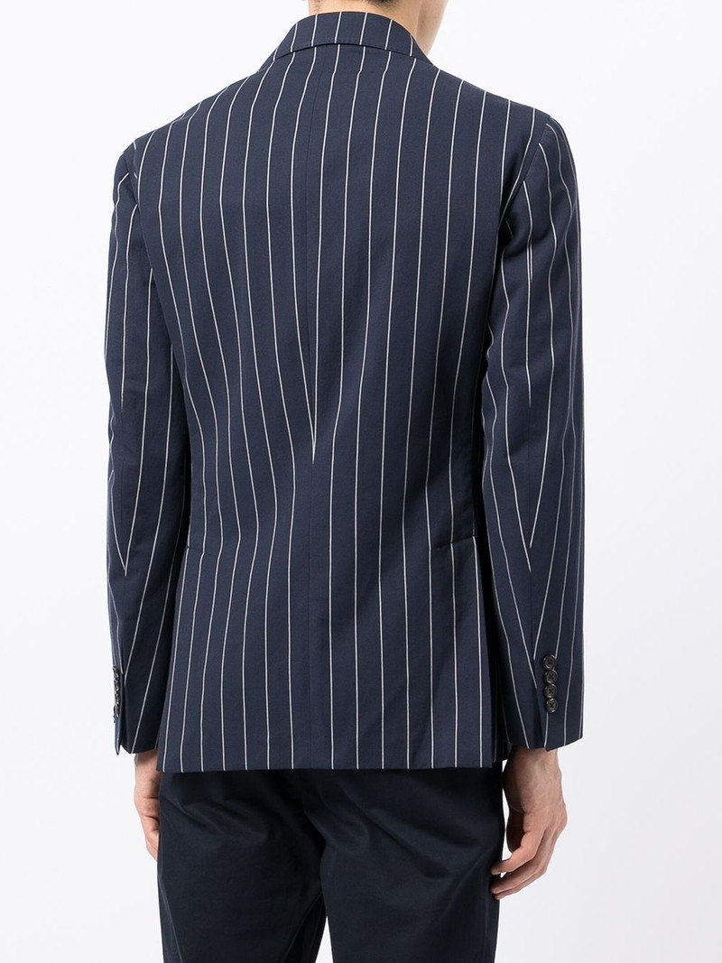 pinstriped double-breasted blazer 4