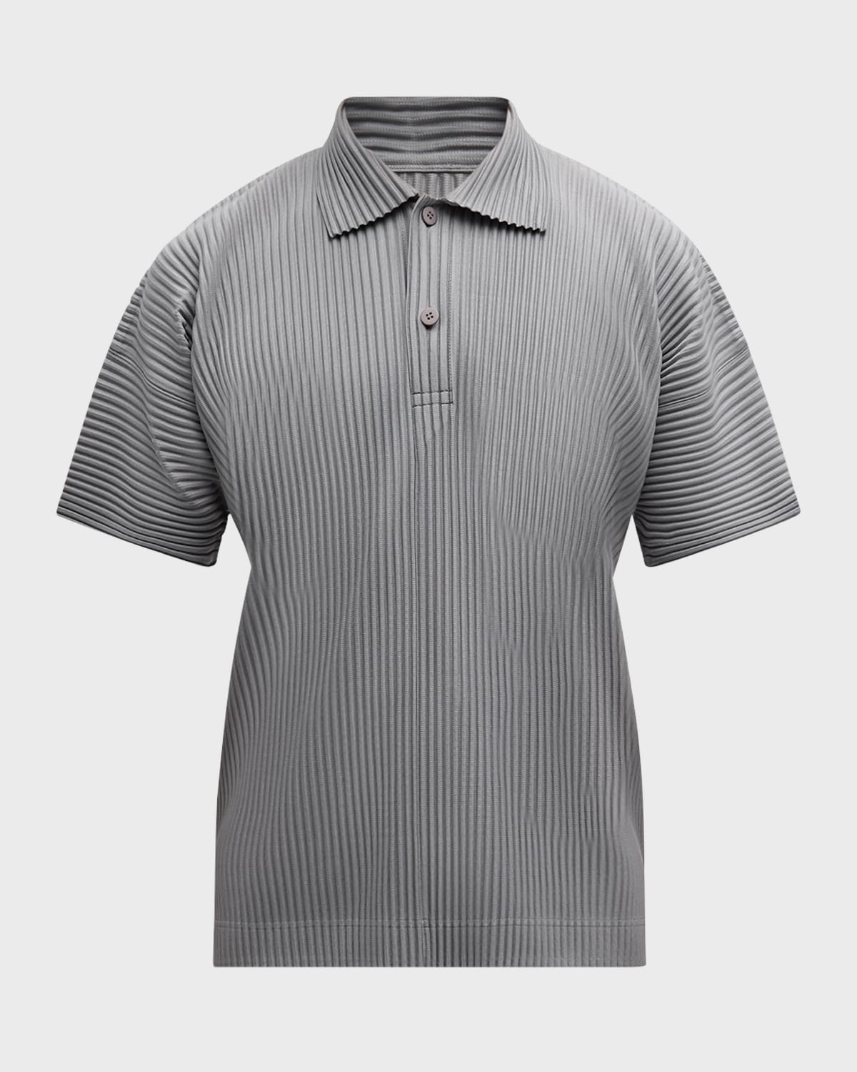 Men's MC May Pleated Polo Shirt - 1