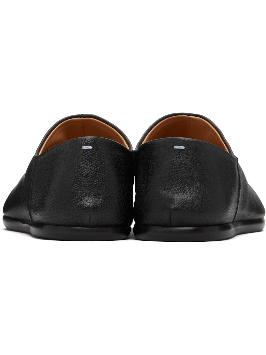 Black Tabi Babouches Loafers - 2