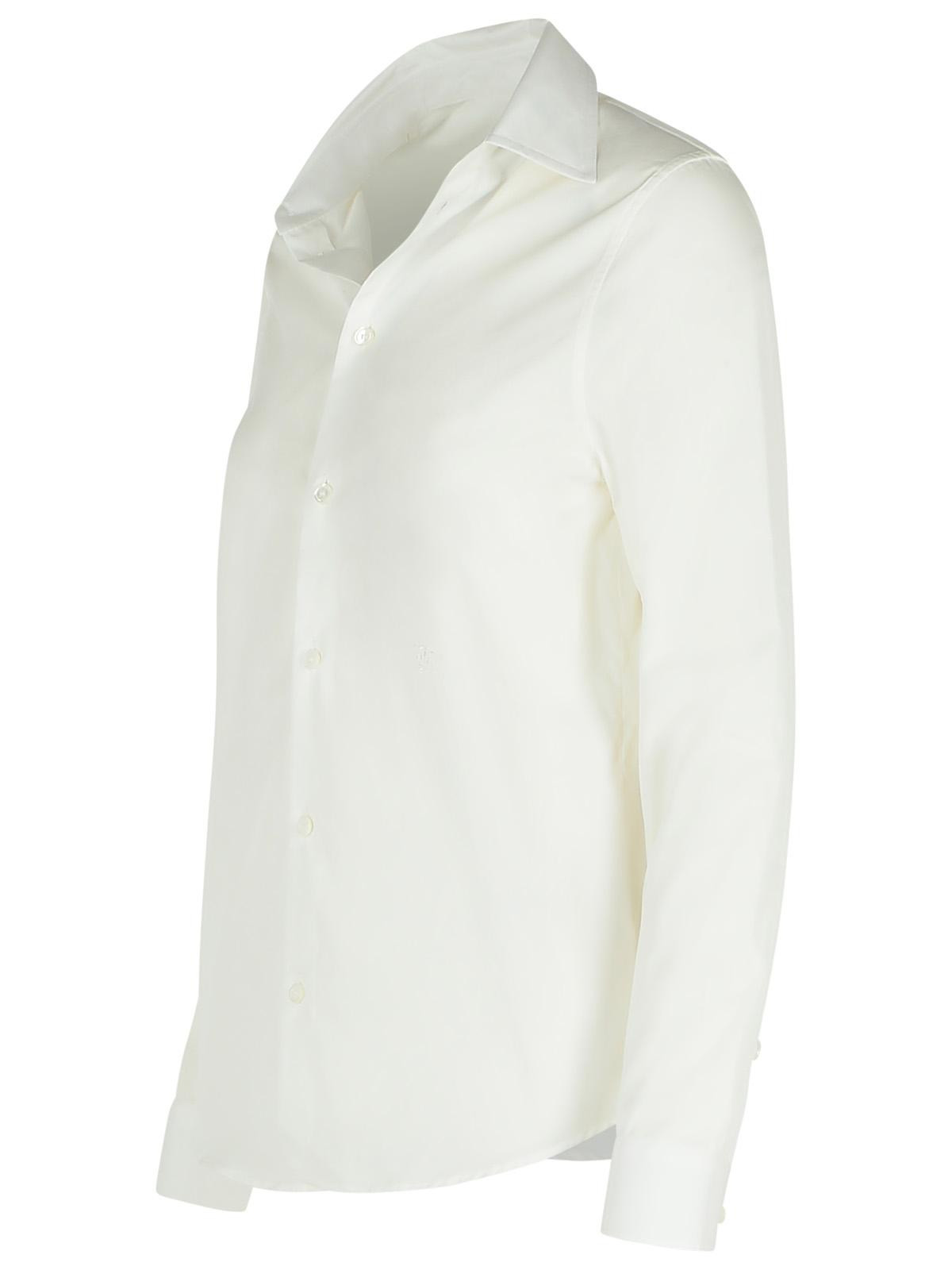 Burberry 'String' White Cotton Shirt Women - 2