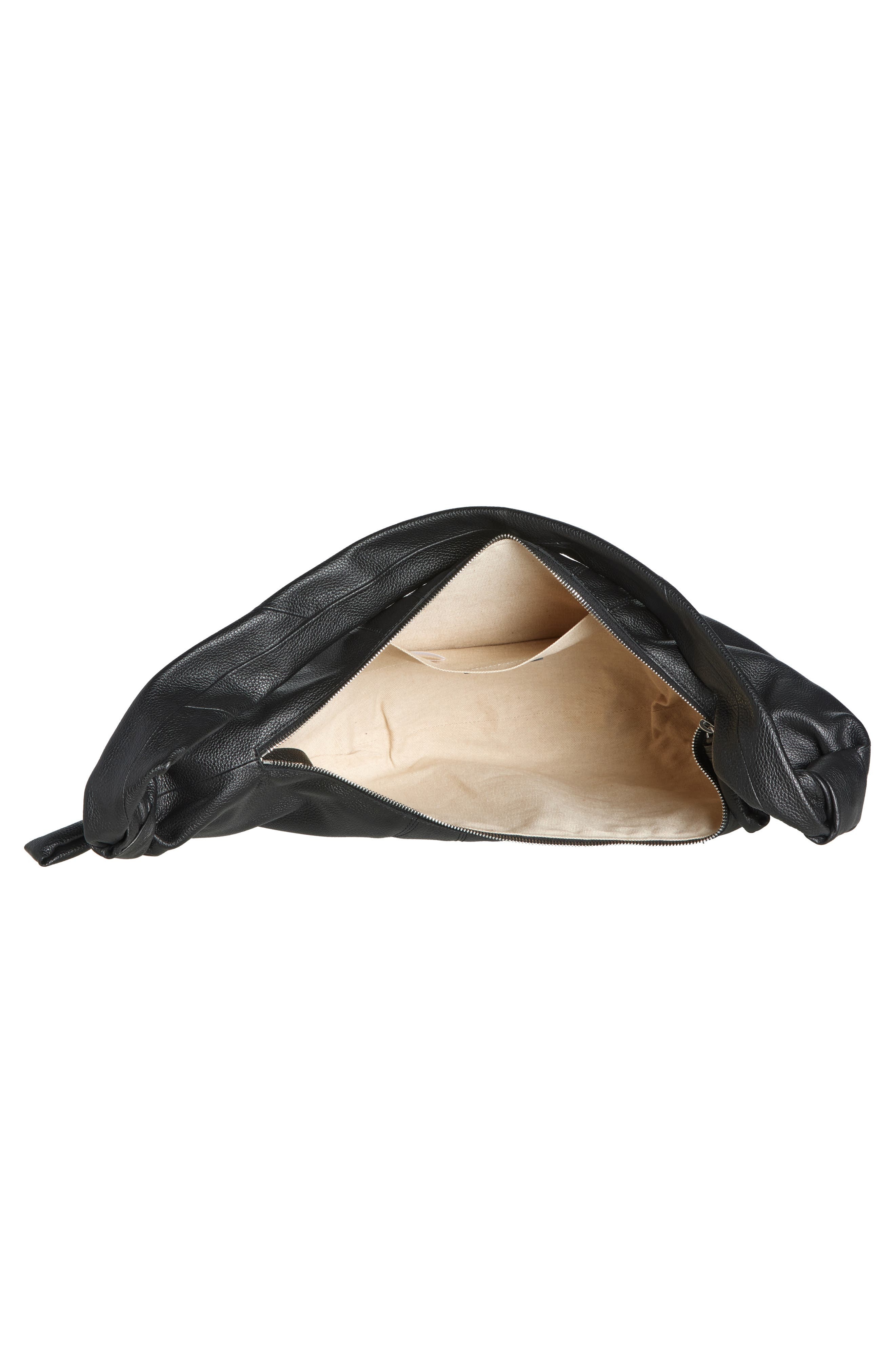 Lemaire Large Croissant Leather Bag in Black at Nordstrom - 6