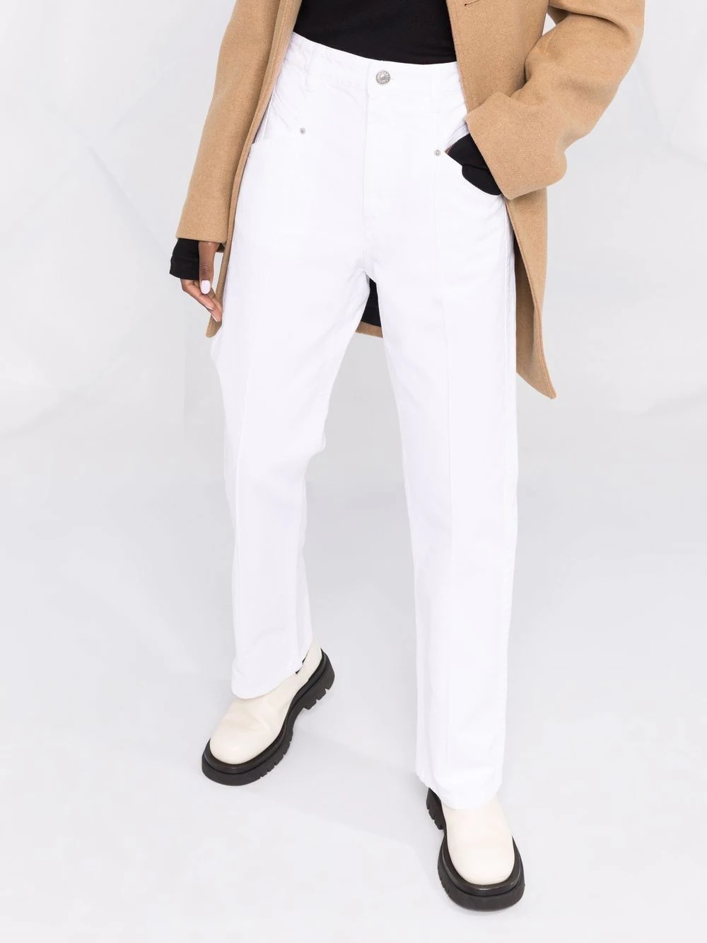 straight-leg trousers - 5