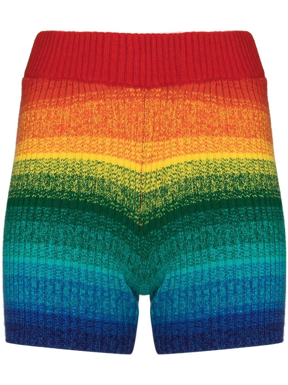 Morph striped knitted shorts - 1