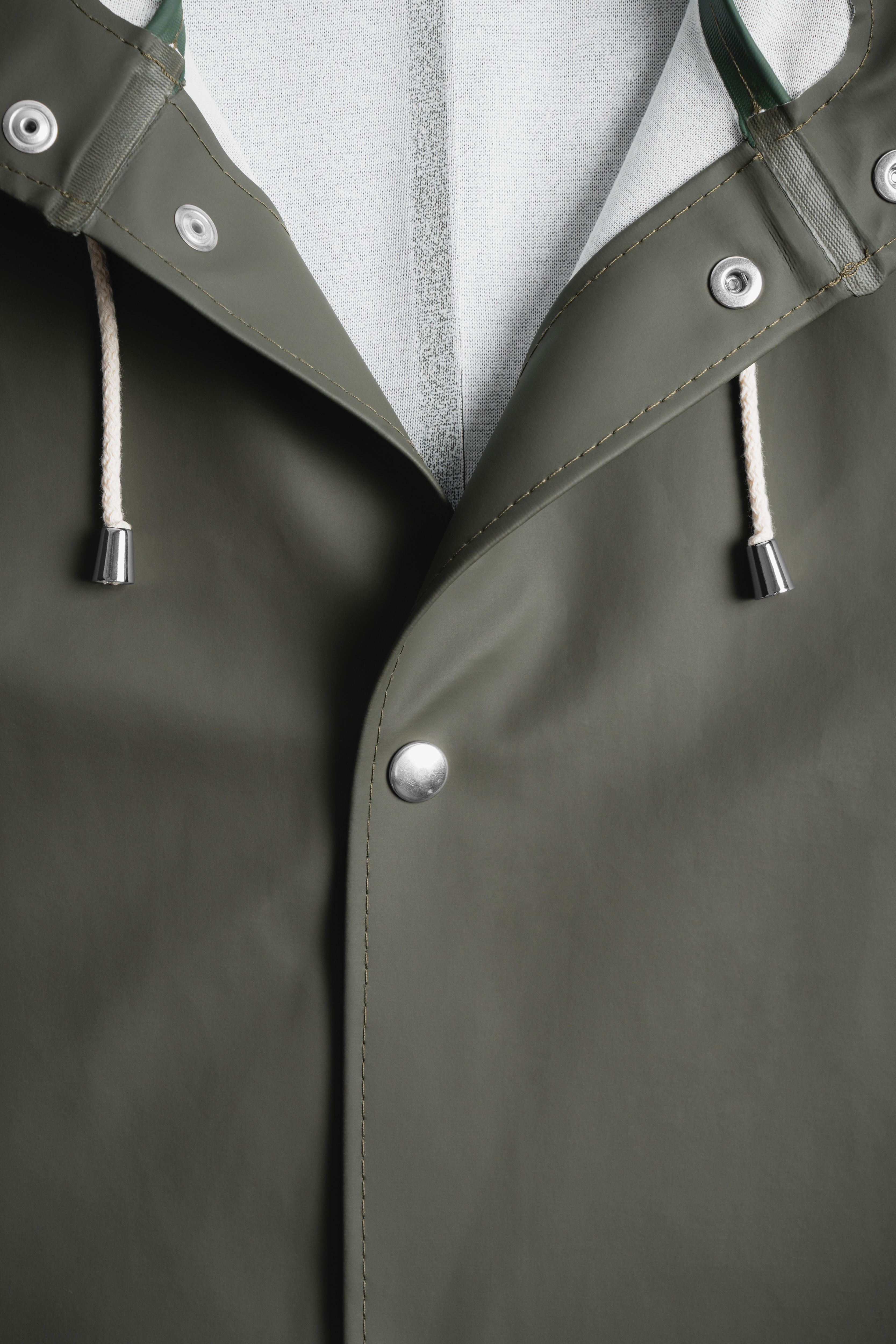 Stockholm Long Raincoat Green - 5