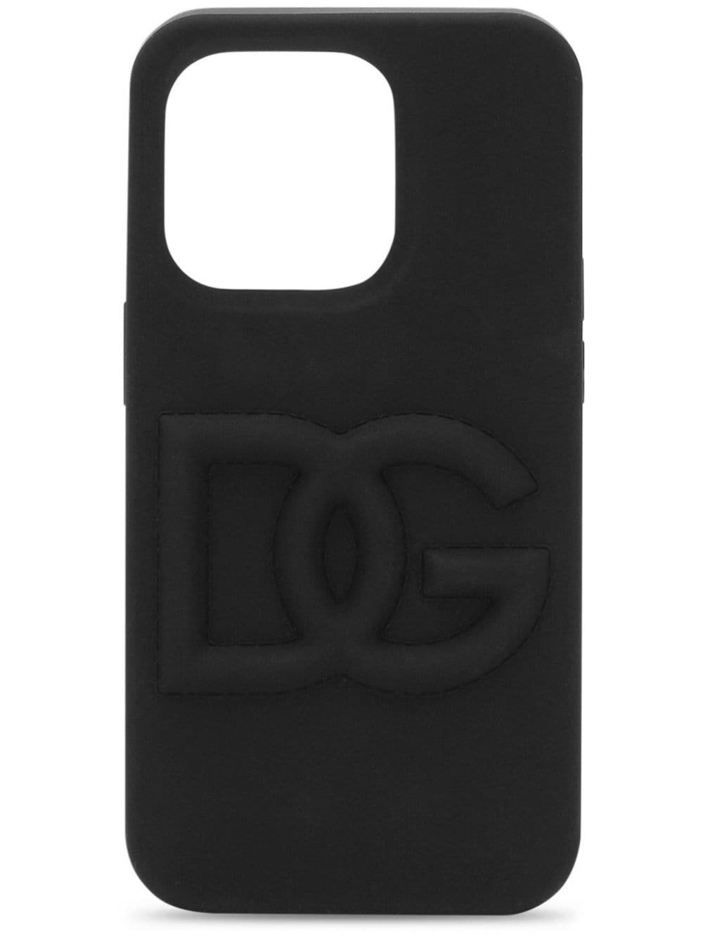 logo-embossed rubber iPhone 14 Pro case - 1