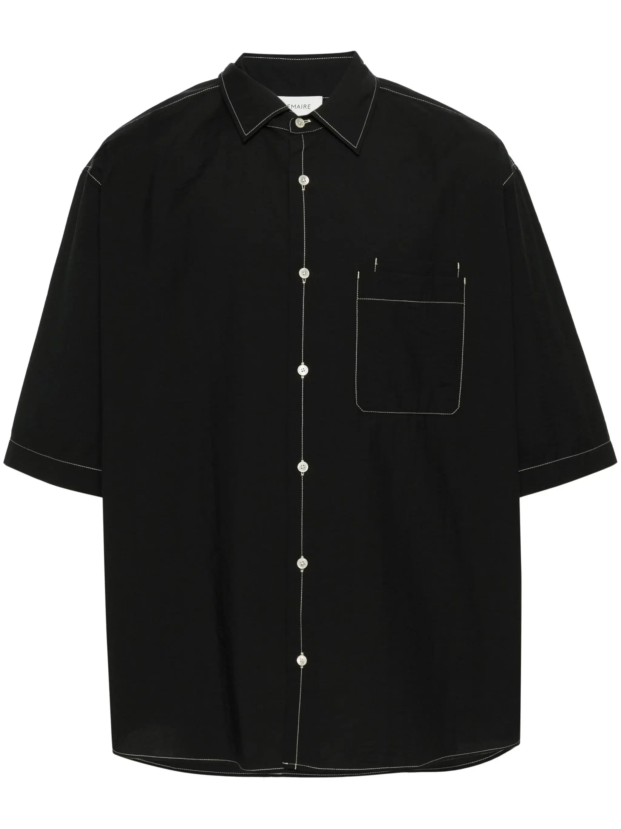 LEMAIRE Men Double Pocket SS Shirt - 5