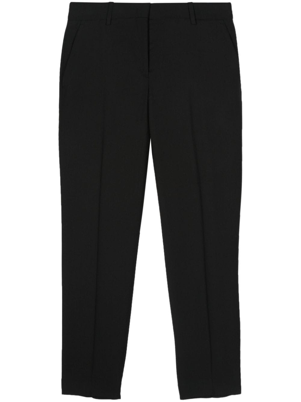 tapered wool trousers - 1