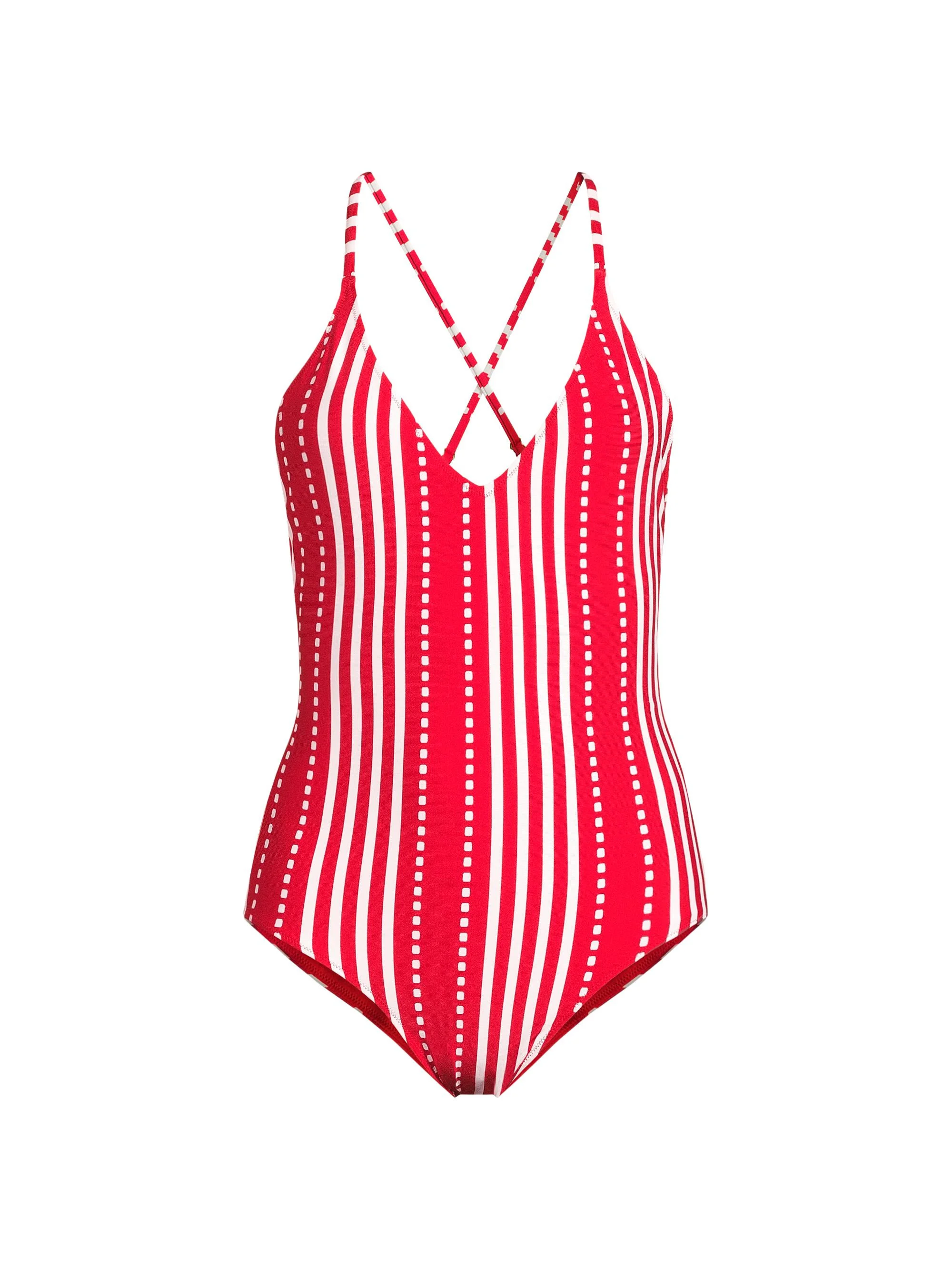 Women's Retiro One-Piece Swimsuit - Eshe Red - 1