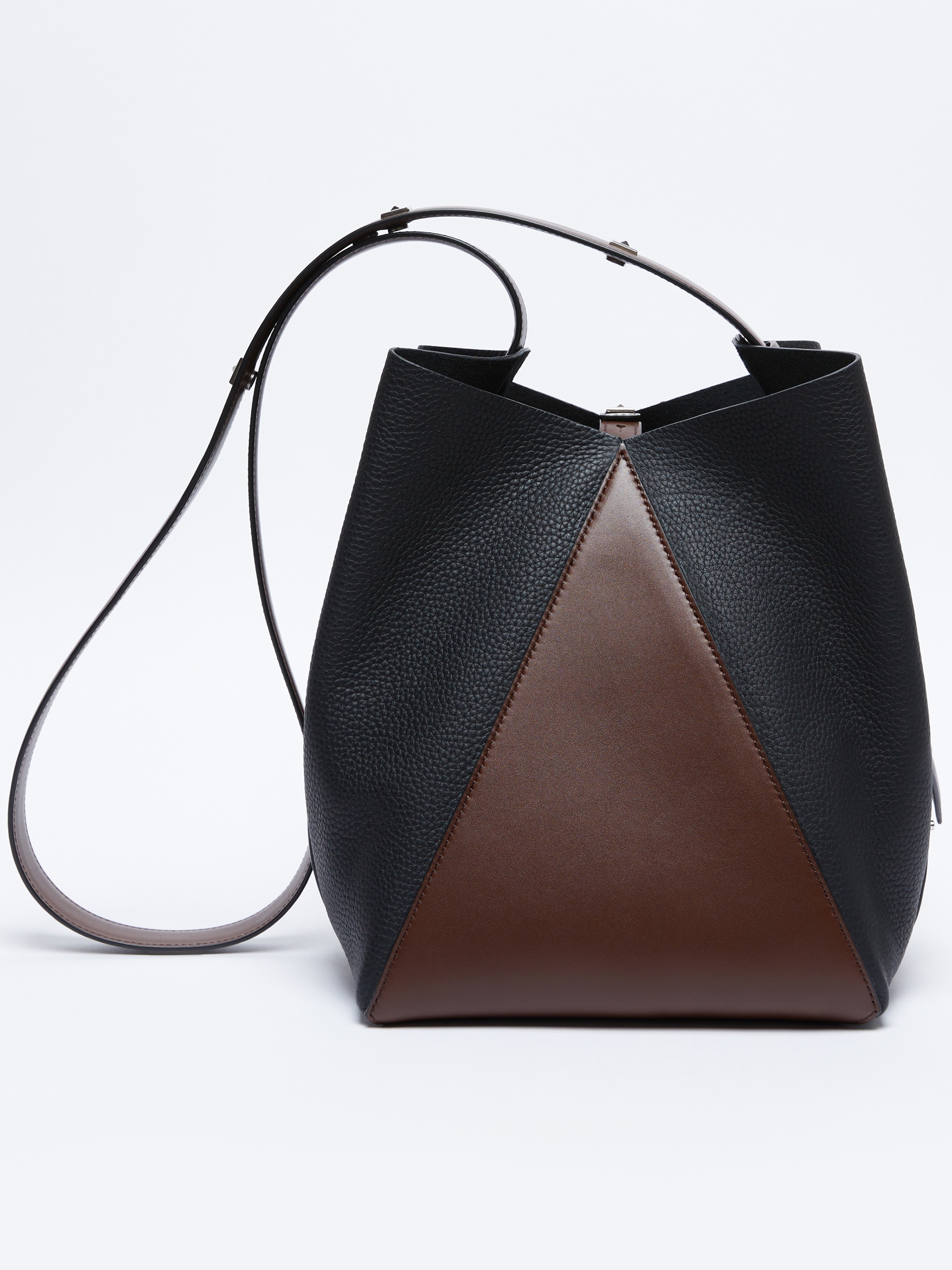 MMBUCKETM Medium bucket bag in deer-print leather - 3