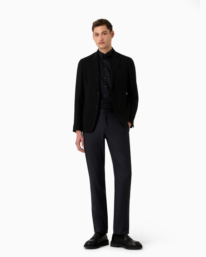 GIORGIO ARMANI Luxury cotton twill shirt outlook