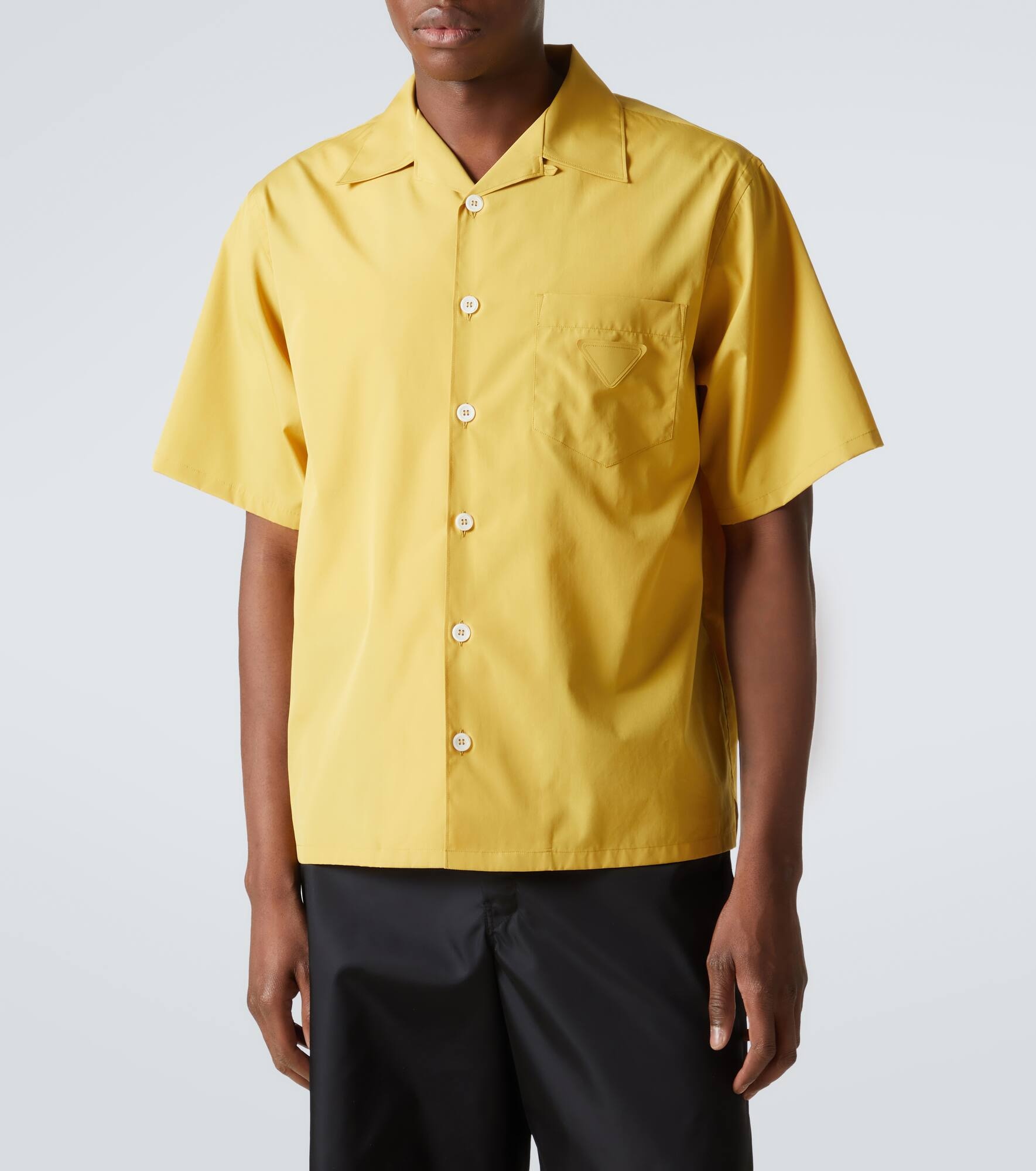 Cotton poplin bowling shirt - 3
