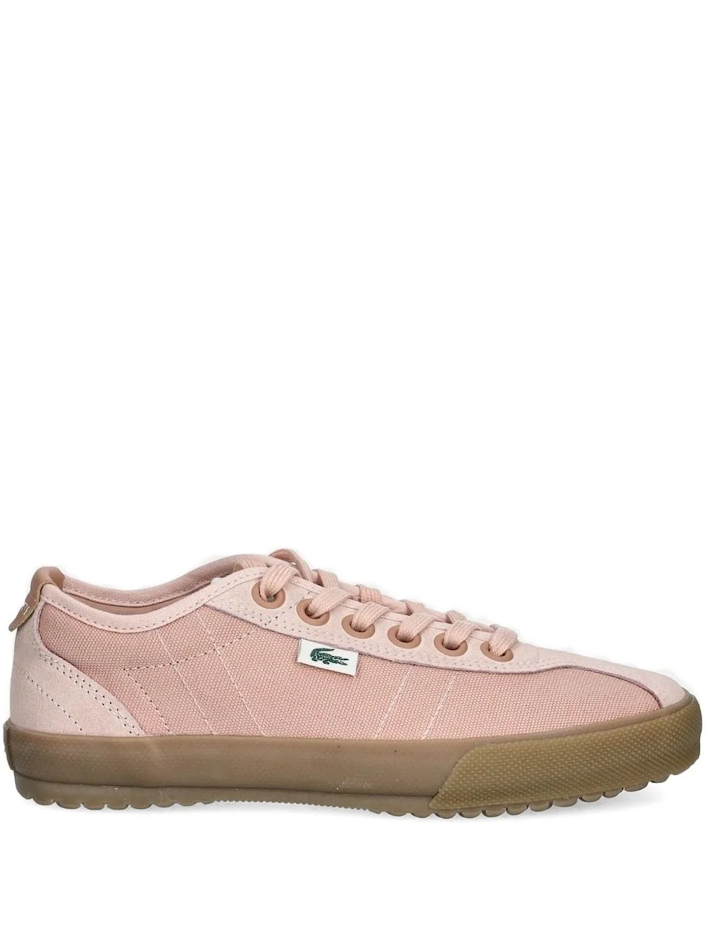 suede-panel sneakers - 1