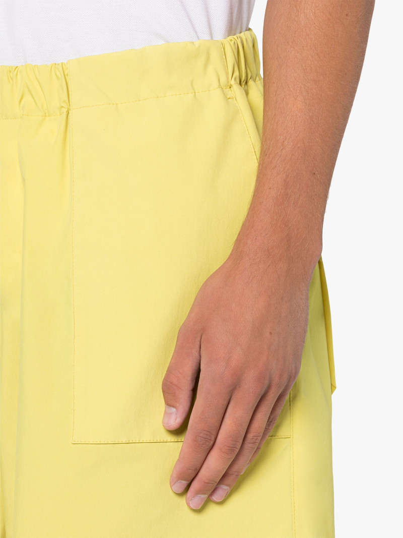PLAIN CAPTAIN YELLOW ECO DRY SHORTS 5