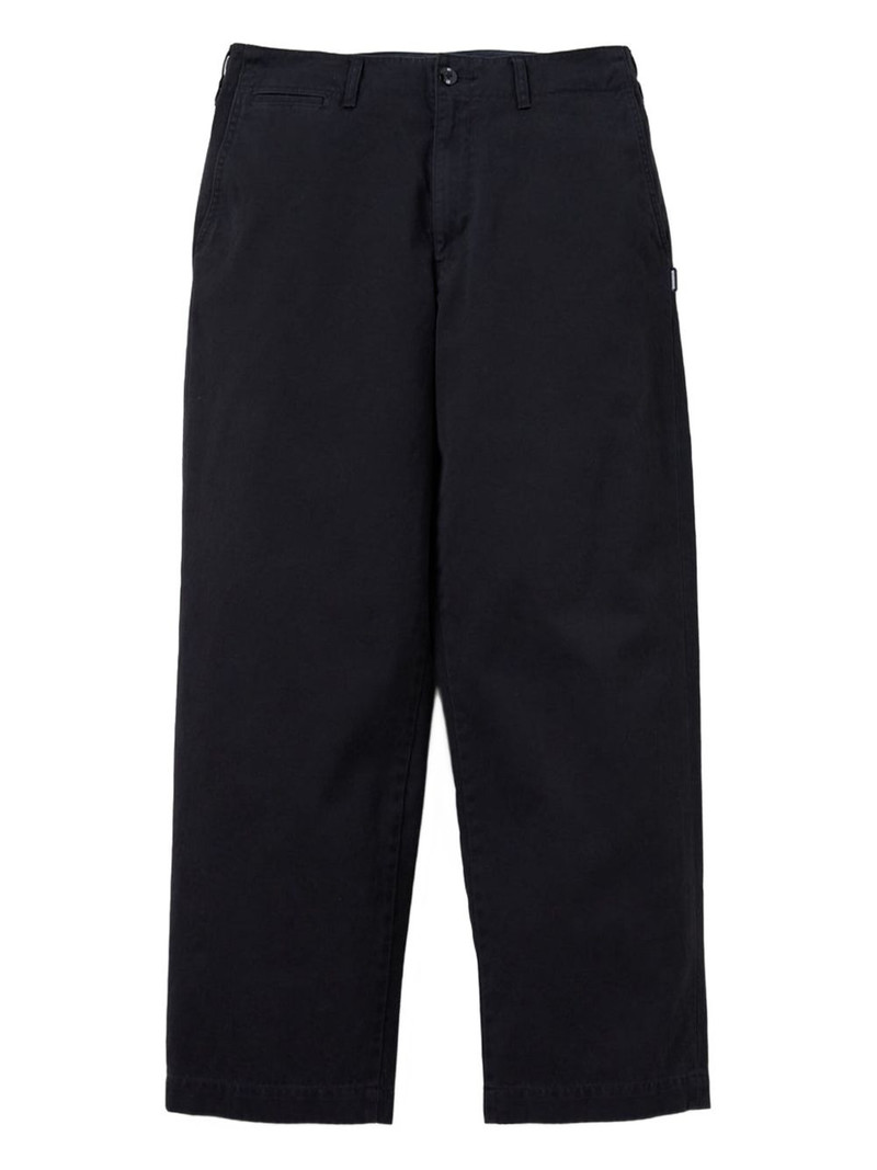 straight-leg cotton trousers 1