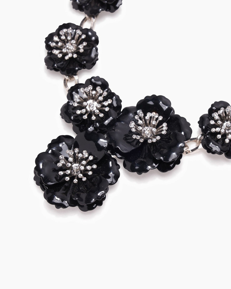 CAROLINA HERRERA Metal Flower Necklace outlook