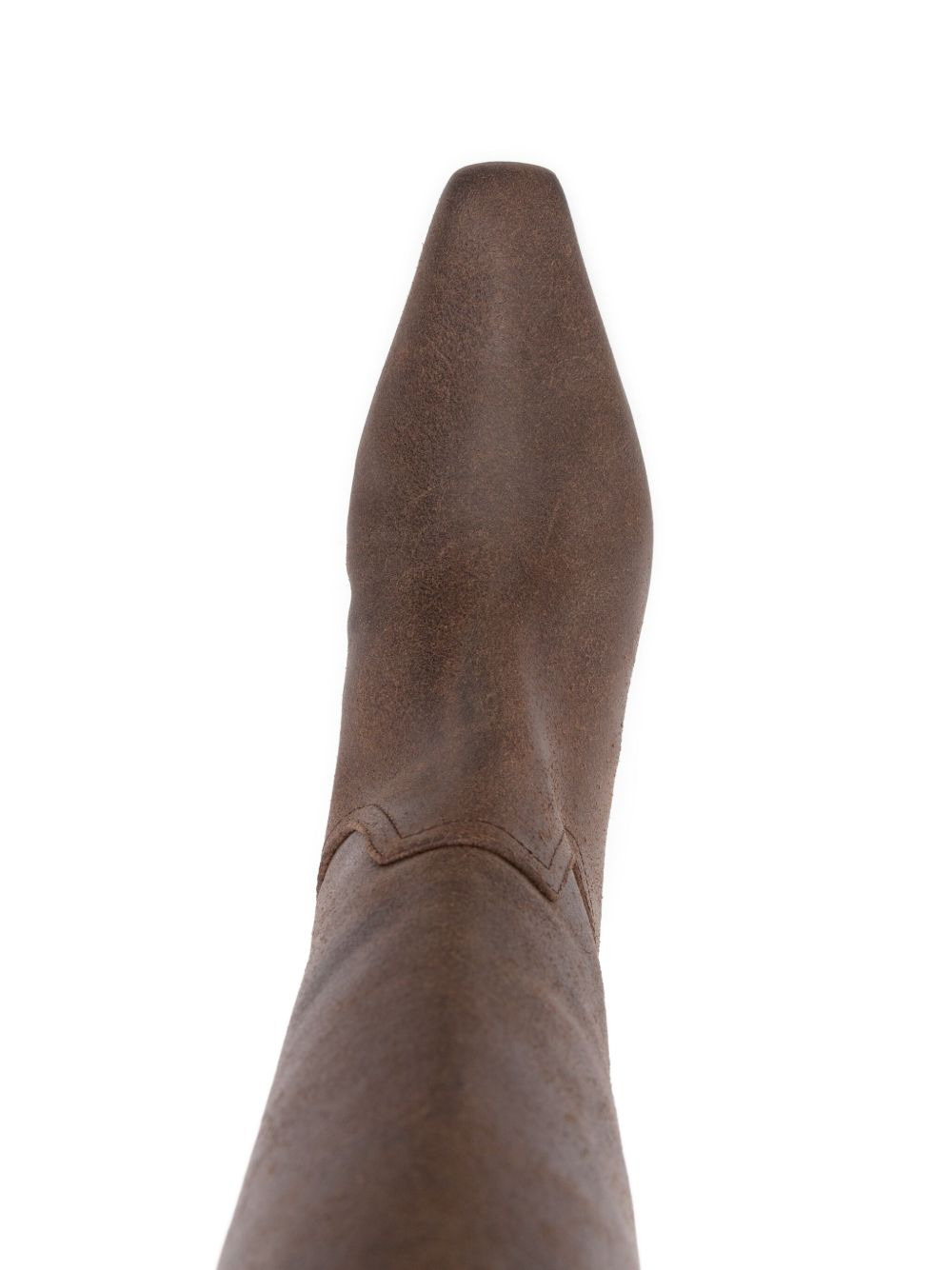30mm Bettina leather pointed-toe boots - 4