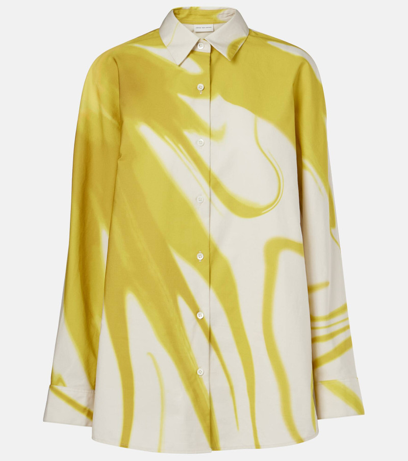 Printed cotton shirt - 1