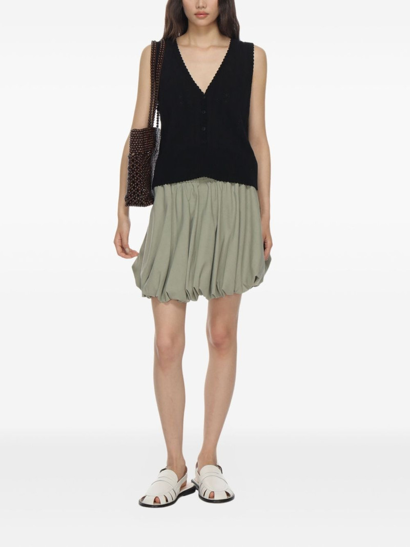 CORDERA knitted sleeveless cardigan outlook