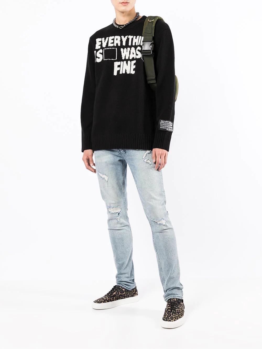 I'm Fine crewneck sweater - 2