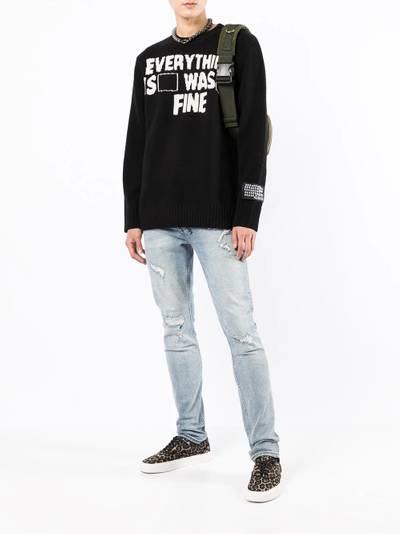 Ksubi I'm Fine crewneck sweater outlook