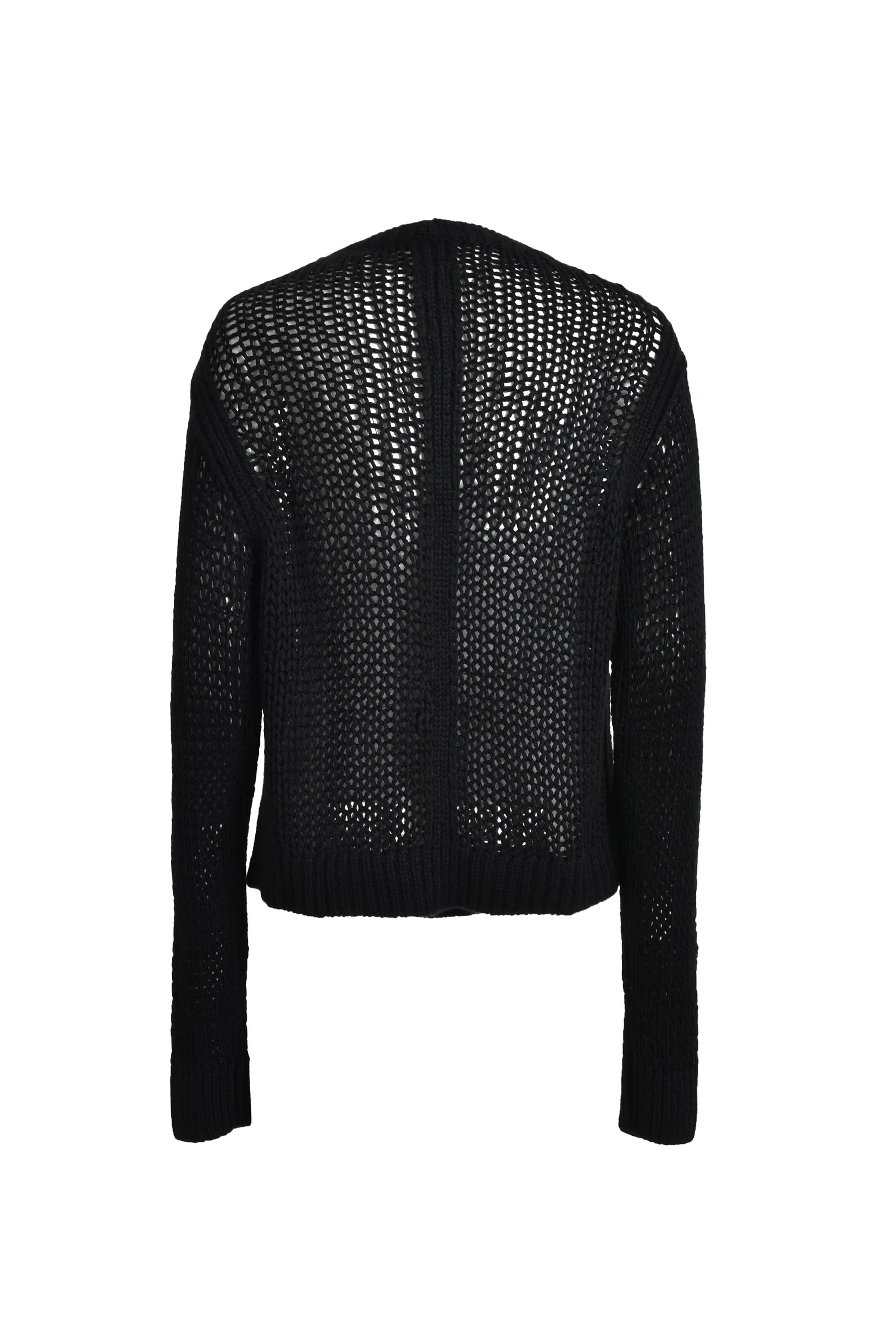 OVERSIZED LS ROUND NECK / BLK - 5